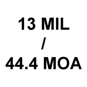 13 MIL / 44.4 MOA