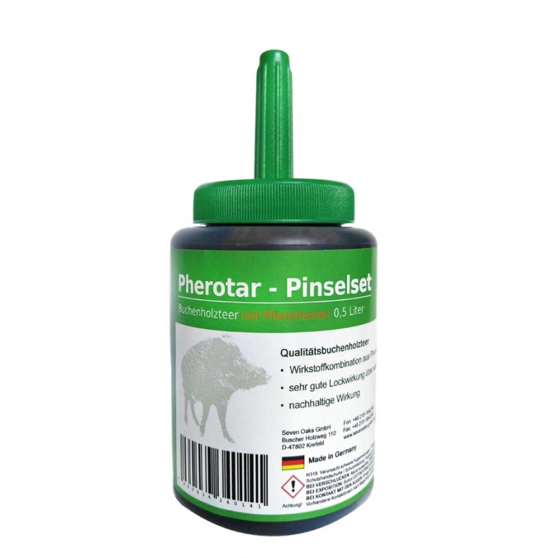 Buchenholzteer Pherotar 0.5L - Pinselset