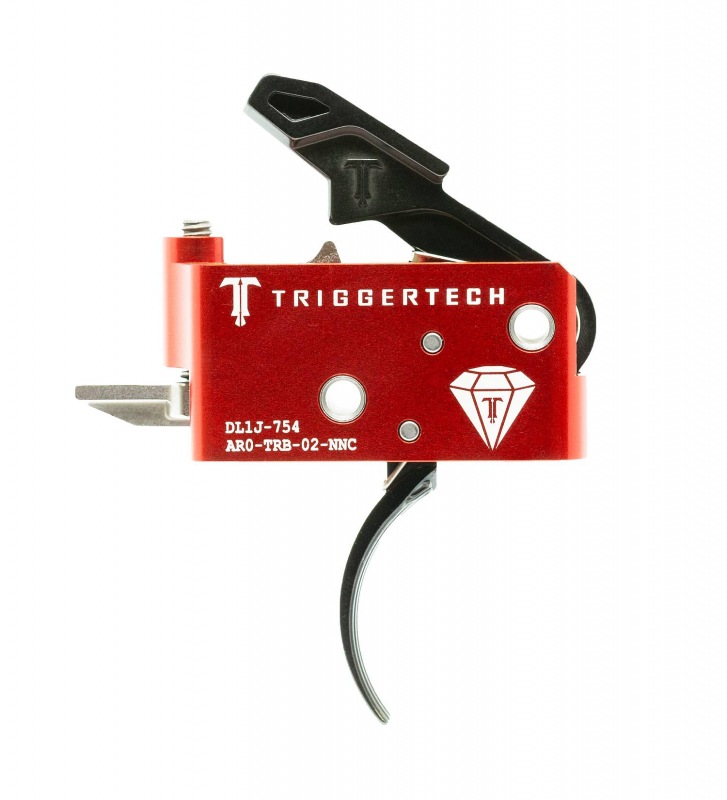 TriggerTech Diamond AR15 Primary Curved Black